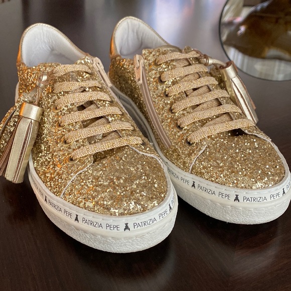 Patrizia Pepe Sneakers Girls, Sz 37 (EU)/ 5 US - Picture 4 of 12